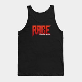 Rage Like A DnD Barbarian Tank Top